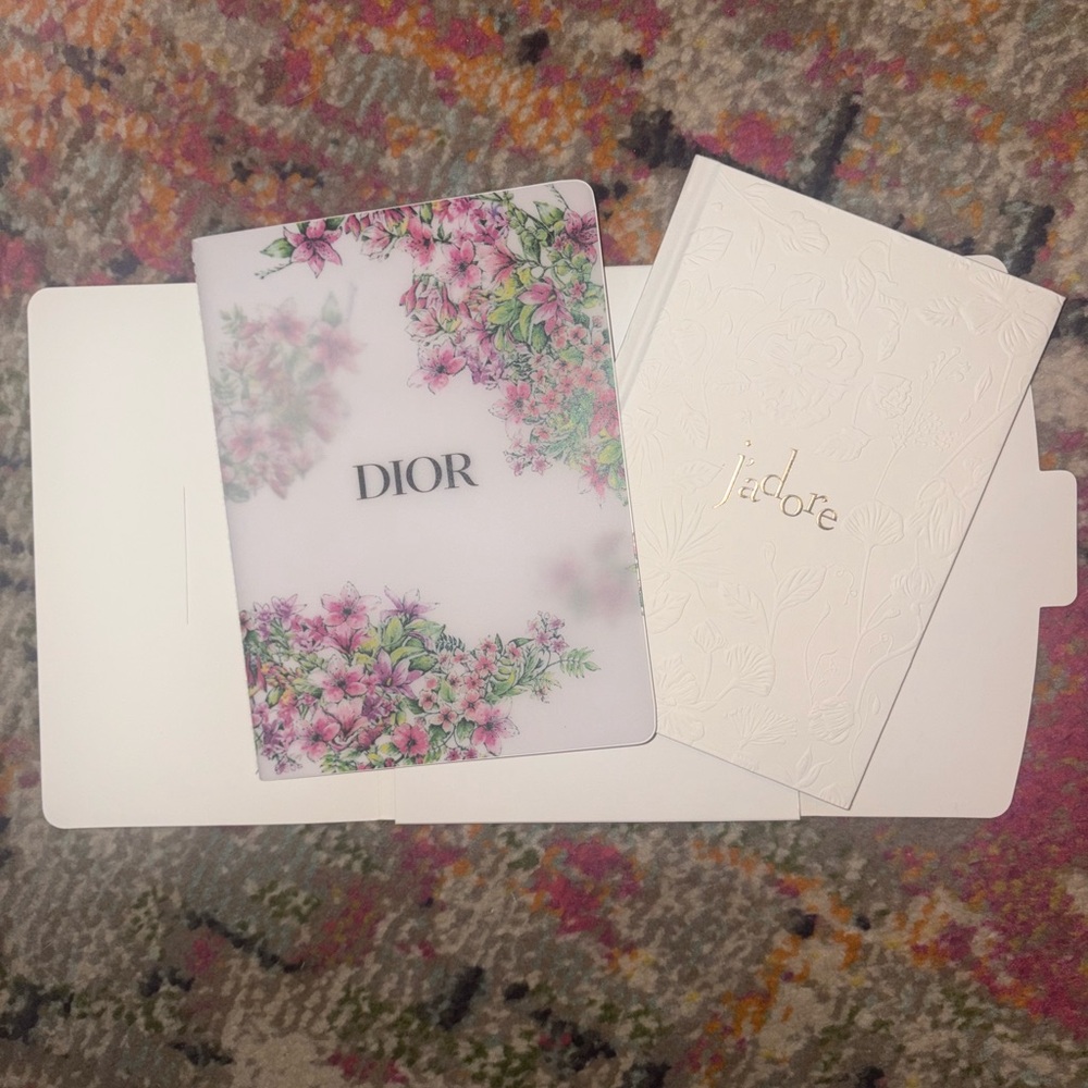 Dior Floral Notebooks Set